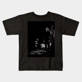 J2 S1 Promo Graveyard B&W Vintage Kids T-Shirt